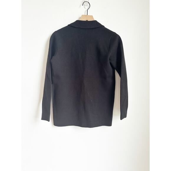 NWOT Ann Taylor Jeweled Button Sweater Blazer Cardigan Black - Picture 5 of 6